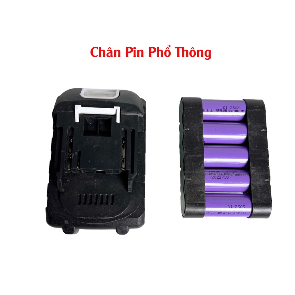 Máy Khoan Bắt Vít Pin TNT 3 Chức Năng Chân Pin Phổ Thông Tặng Kèm 24 Chi Tiết
