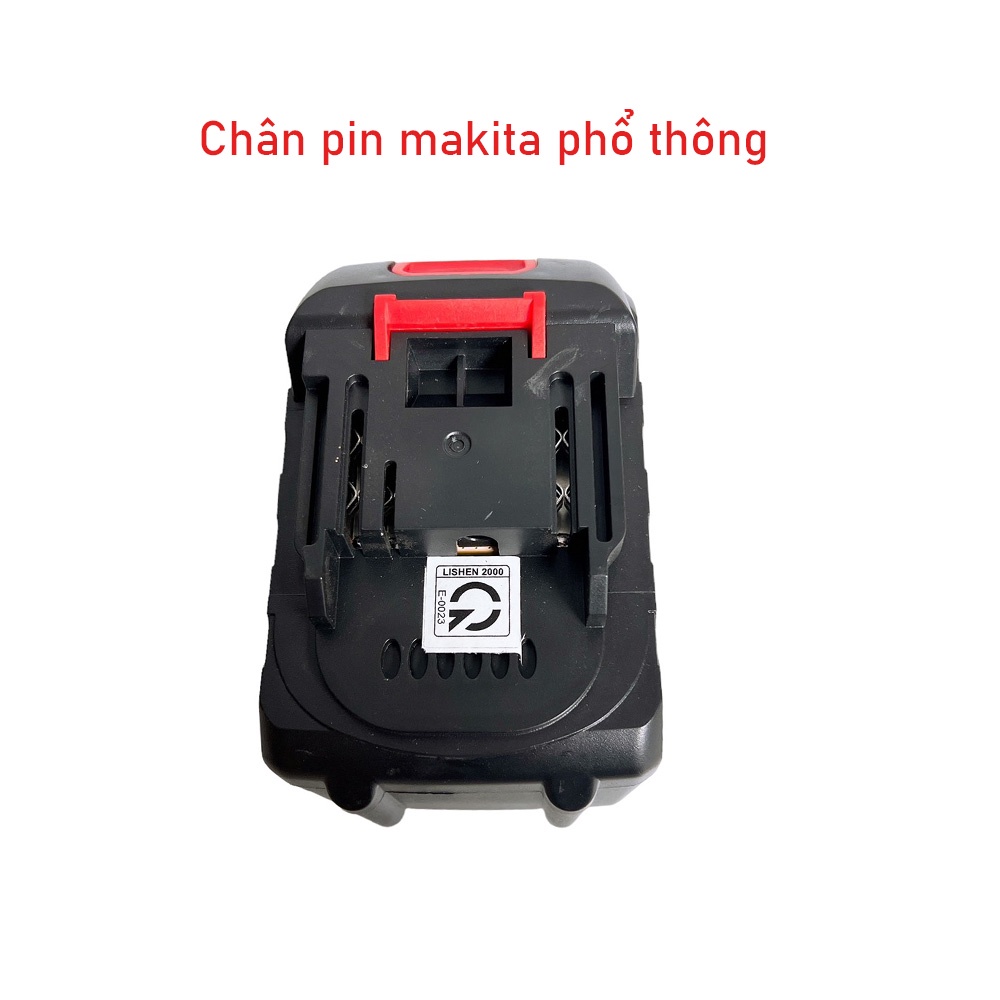 Pin đóng 15Cell Lisen Xám Chân Makita Phổ Thông, Dòng Xả 80A