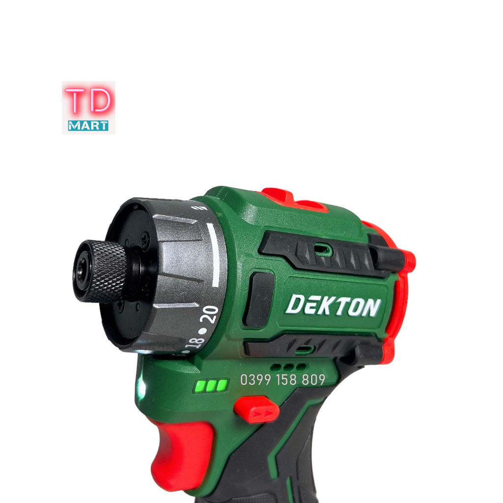 Thân Máy Bắn Vít Trượt Dekton Dekton D16-VT55PRO - Motor Brushless - Lực Siết 55N.m