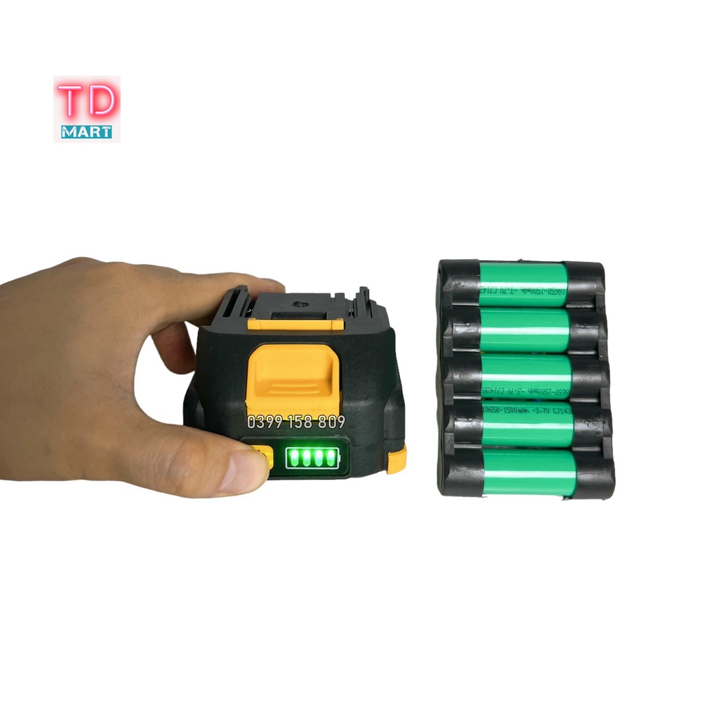Máy khoan pin 21v HUKAN CDR0065 không chổi than 3 chức năng chân pin phổ thông