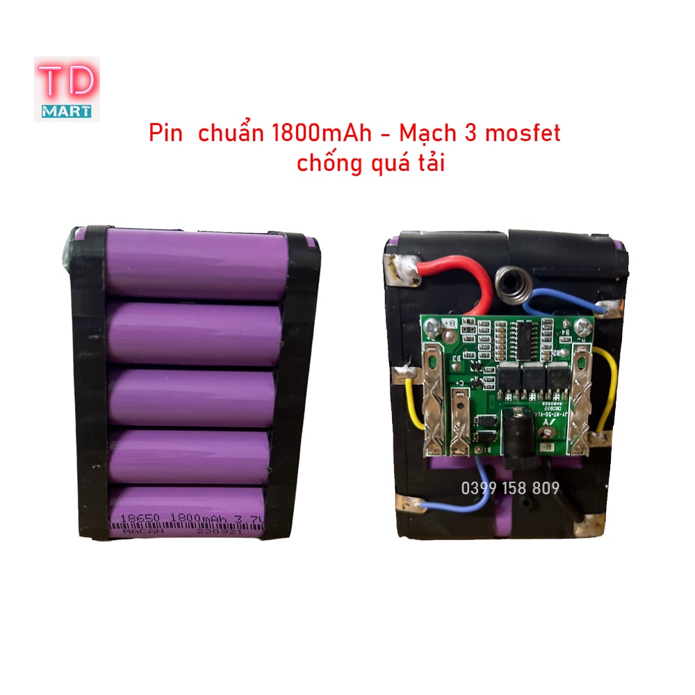 Máy Siết Bulong Pin 21V MACAN 6098B Lực Siết 380Nm Không Chổi Than