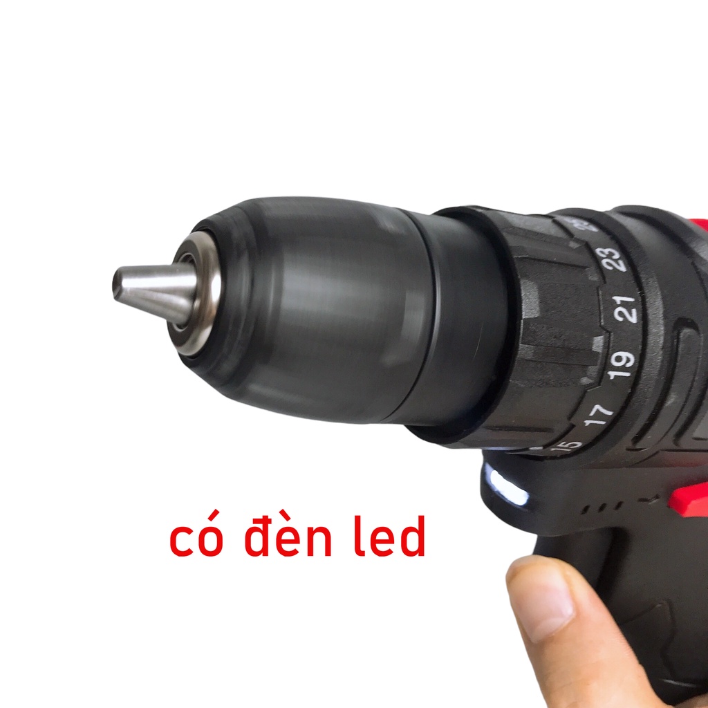 Máy khoan dùng pin 12V JLD tool, Bắn Vít, Vặn vít 2 cấp tốc độ Tặng Mũi Vít