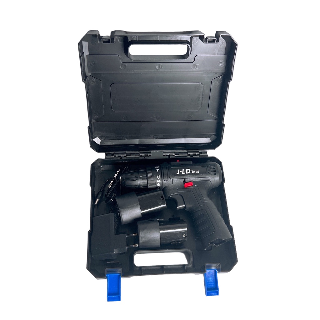 Máy khoan dùng pin 12V JLD tool, Bắn Vít, Vặn vít 2 cấp tốc độ Tặng Mũi Vít