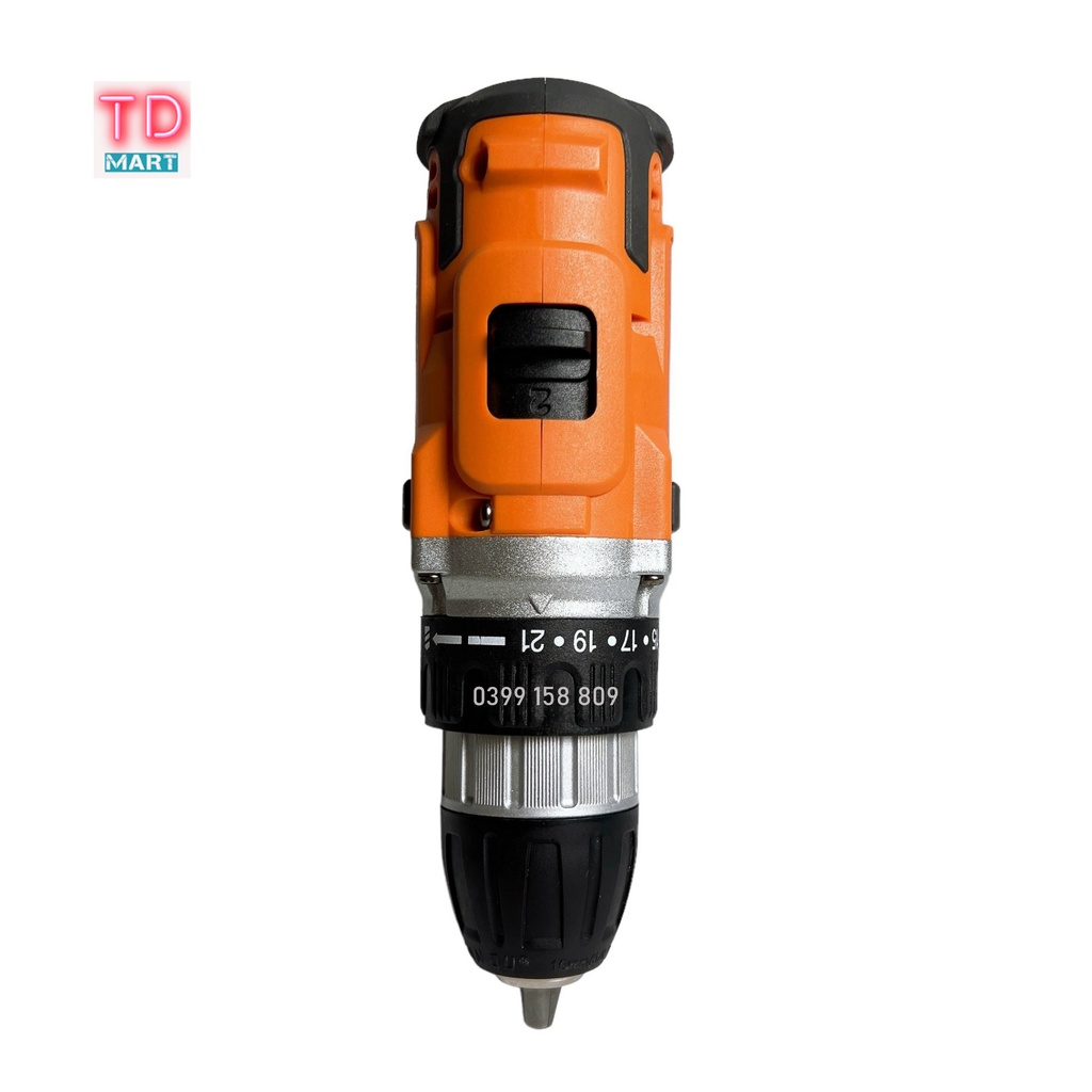 Máy khoan pin 21v MACAN 6021 Không Chổi Than đầu 10mm tặng bộ phụ kiện