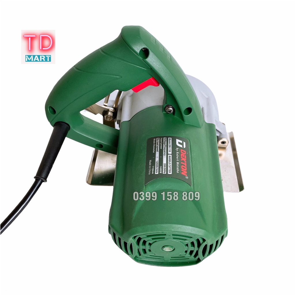 MÁY CẮT, CƯA GẠCH, ĐÁ, CỐP PHA CHÍNH HÃNG DEKTON DK-110 CÔNG SUẤT 1400W