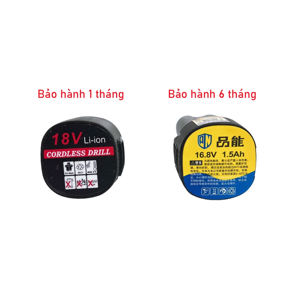 Pin 4 cell Lắp Cho Máy khoan cầm tay 16,8v,18V, 26V Trung Quốc