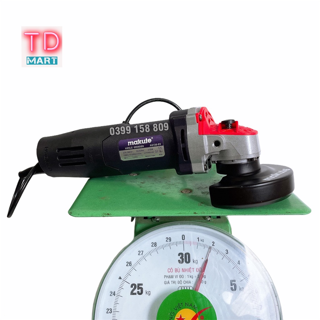 Máy Mài Makute AG126-SV Chỉnh 6 Tốc Độ - 850W Công Tắc sườn