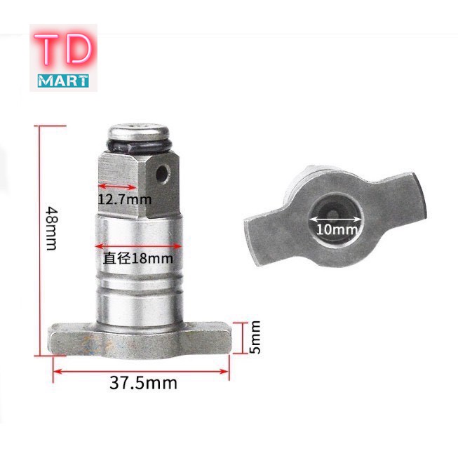 Đầu chữ T Bulong, Chuyên Vít Trục 18-10