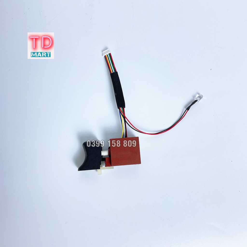 Công tắc Máy siết bulong, Máy khoan Không Chổi Than có gắn đèn LED