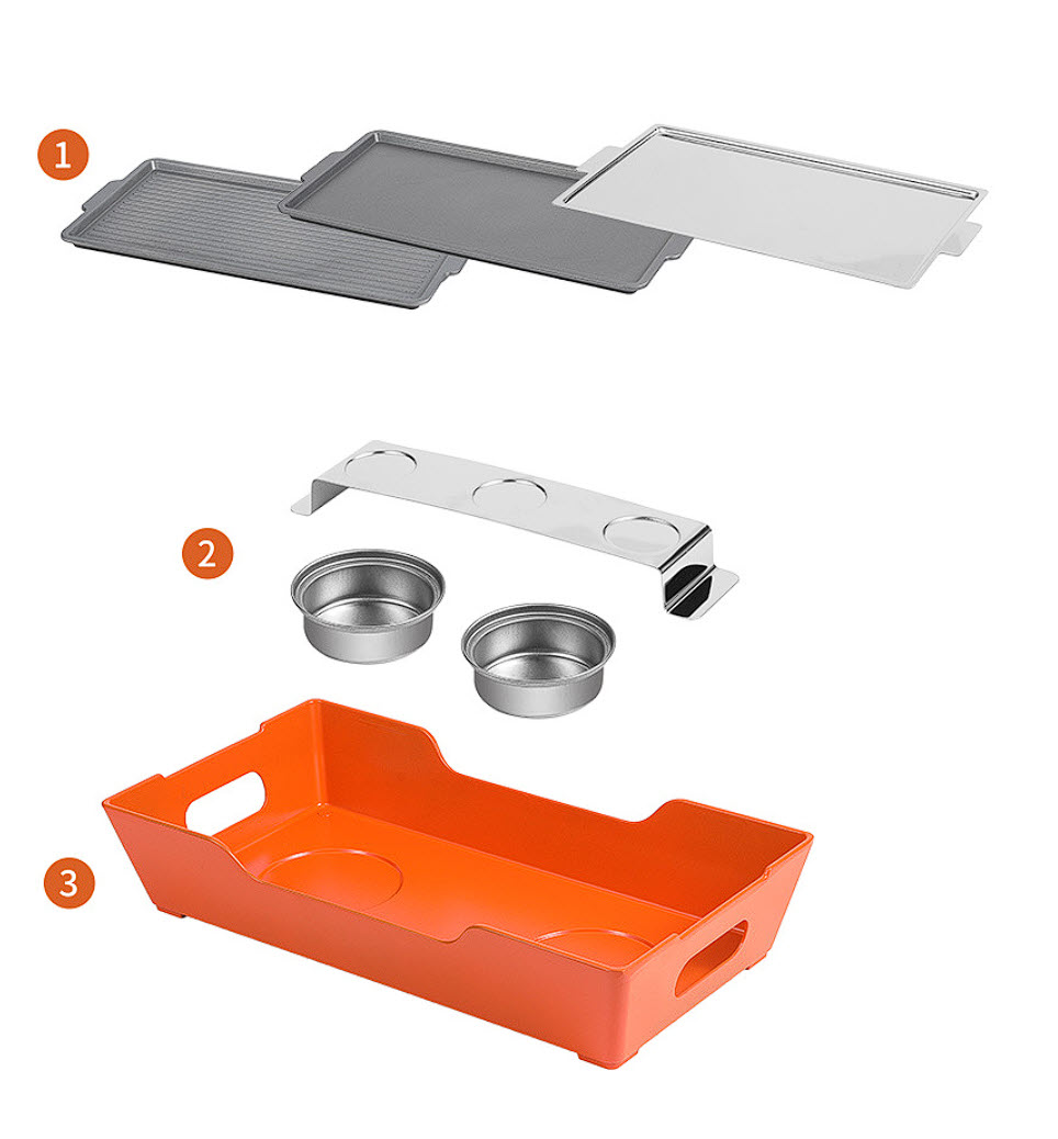 Bếp nướng cồn vỉ nướng kèm bếp cồn bếp nướng thịt bbq hải sản nhôm đúc chống dính YL66211