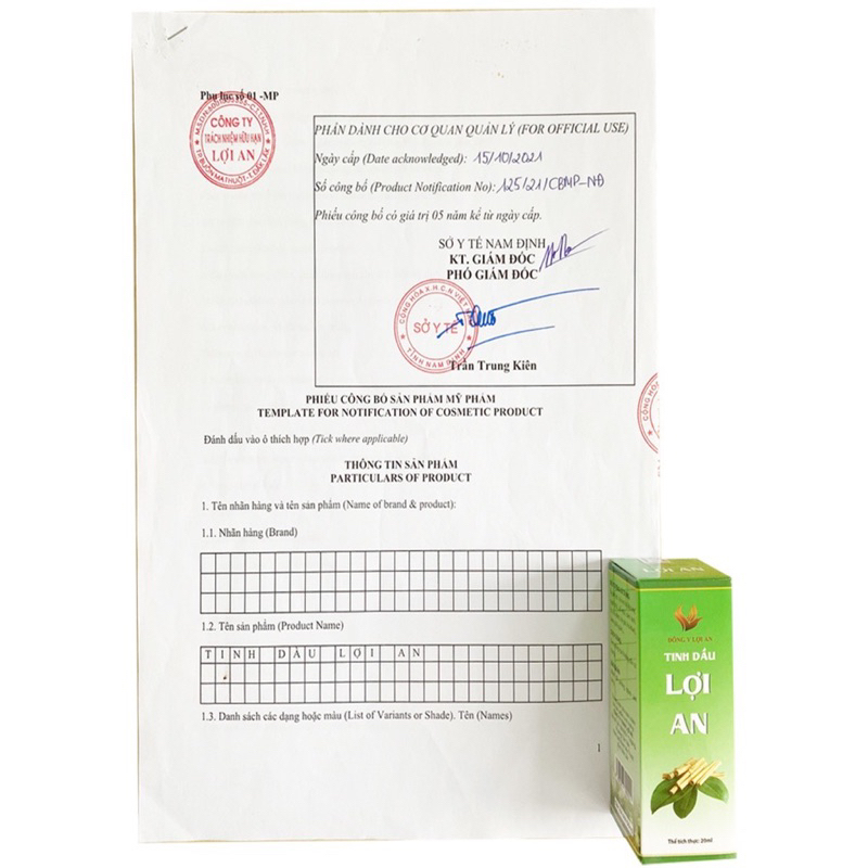 [Giá sỉ ] Combo 3 chai tinh dầu lợi an 30ml chính hãng giá tốt - Dùng cho bé khi họ, sổ mũi, ngạt mũi