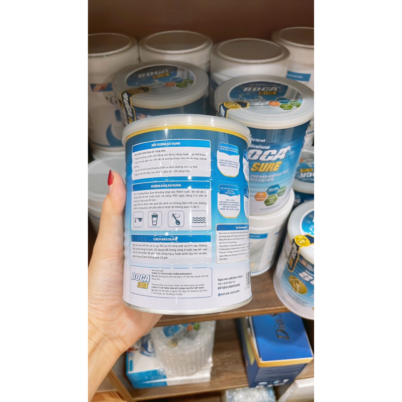 Combo 2 lon sữa xương khớp Boca Sure 400g chính hãng giá tốt date mới