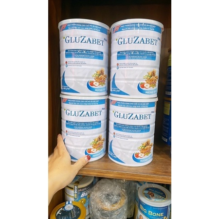 Combo 3 lon sữa Gluzabet tiểu đường 800g chính hãng, date mới, giá tốt