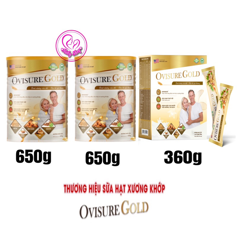 [Combo 2 lon 1 giấy] Sữa hạt xương khớp Ovisure chính hãng giá tốt- Chắc khỏe xương khớp