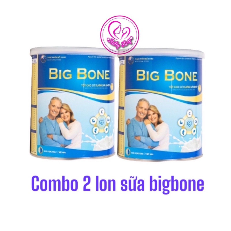 Combo 2 lon sữa xương khớp Bigbone 400g chính hãng giá tốt- Hỗ trợ xương khớp