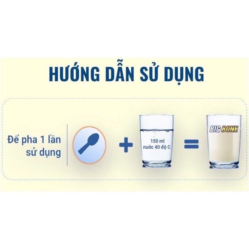 Combo 2 lon sữa xương khớp Bigbone 400g chính hãng giá tốt- Hỗ trợ xương khớp
