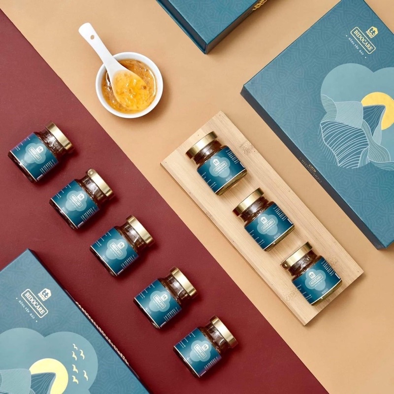 Hồng Yến chưng sẵn Bidocare set 6 hũ người lớn -phục hồi cơ thể, bồi bổ cơ thể tăng đề kháng