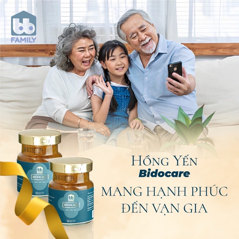 Hồng Yến chưng sẵn Bidocare set 6 hũ người lớn -phục hồi cơ thể, bồi bổ cơ thể tăng đề kháng