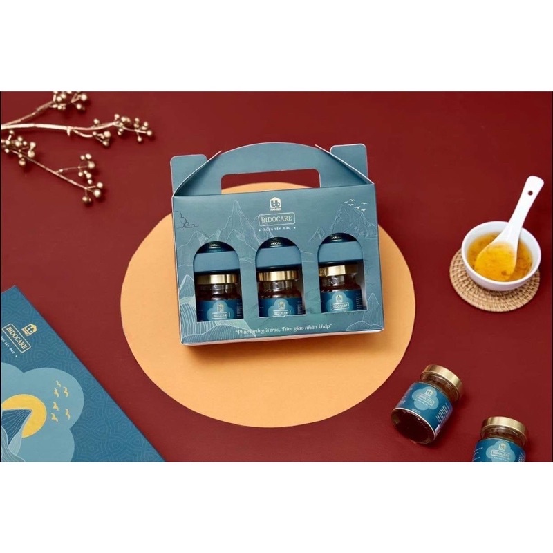 Hồng Yến chưng sẵn Bidocare set 6 hũ người lớn -phục hồi cơ thể, bồi bổ cơ thể tăng đề kháng