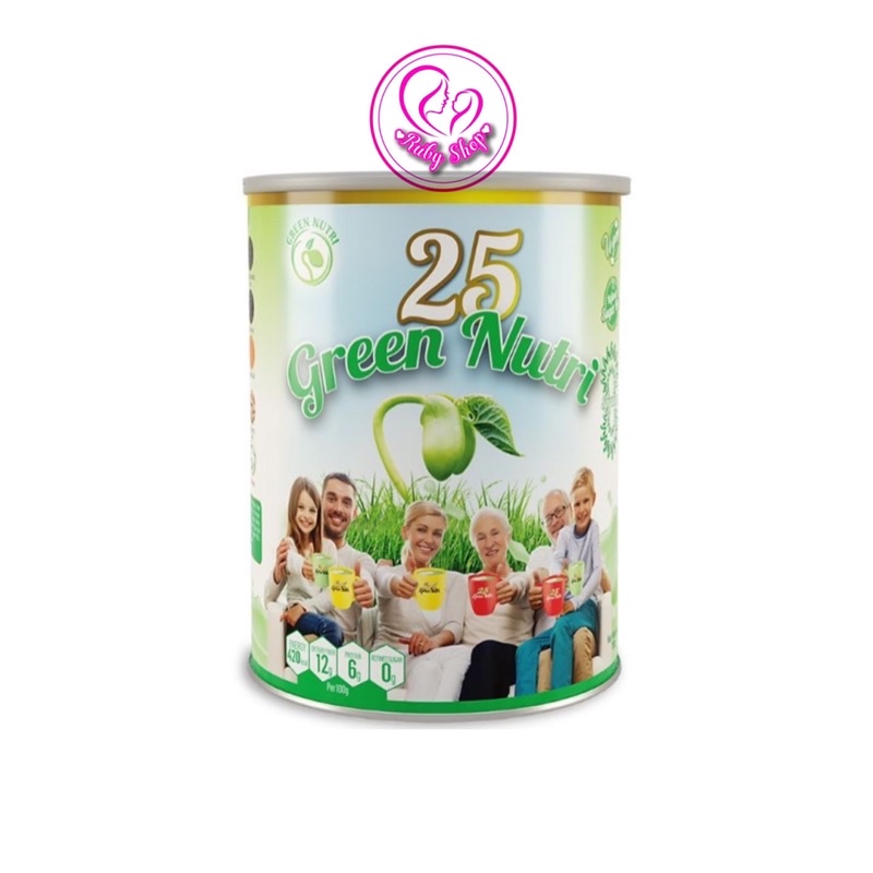 Ngũ cốc dinh dưỡng 25 Green Nutri nhập khẩu hộp 750g giúp cơ thể khỏe mạnh, tăng đề kháng
