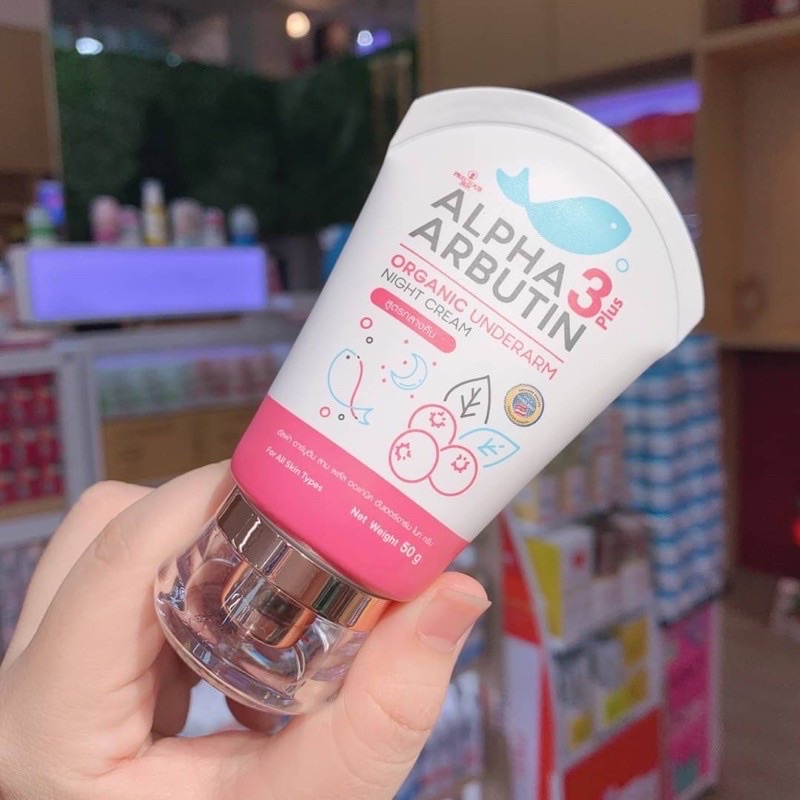 [Che tên ]Kem dưỡng trắng giảm thâm nách Alpha Arbutin 3 Plus Của Thái Lan
