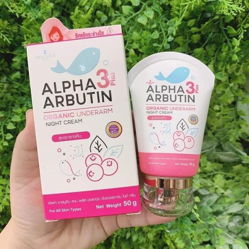 [Che tên ]Kem dưỡng trắng giảm thâm nách Alpha Arbutin 3 Plus Của Thái Lan