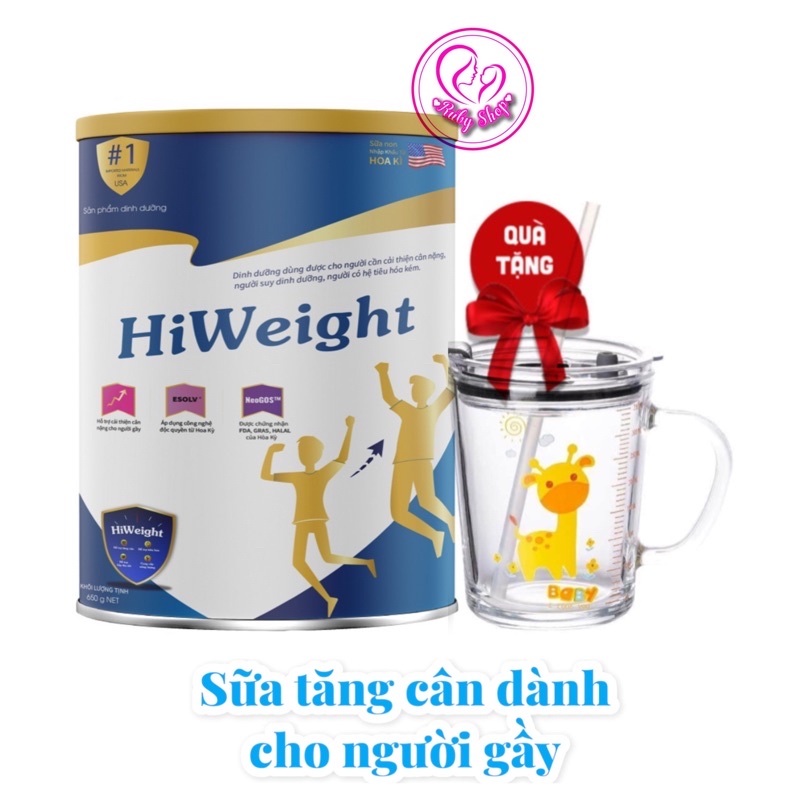 [Chính hãng] Sữa non tăng cân hiệu quả Hiweight hộp 650g
