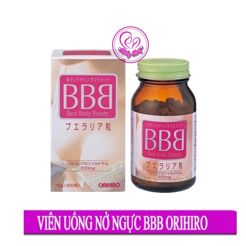 Viên uống BB nở ngực Orihiro Nhật Bản- Tăng size săn chắc vòng 1 và đẹp da