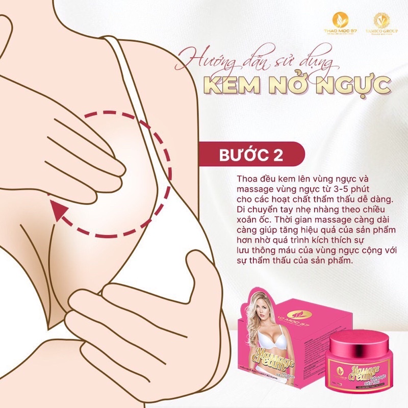 [Chính hãng] Kem nở ngực siêu tốc Thảo Mộc 37 + tặng thước dây