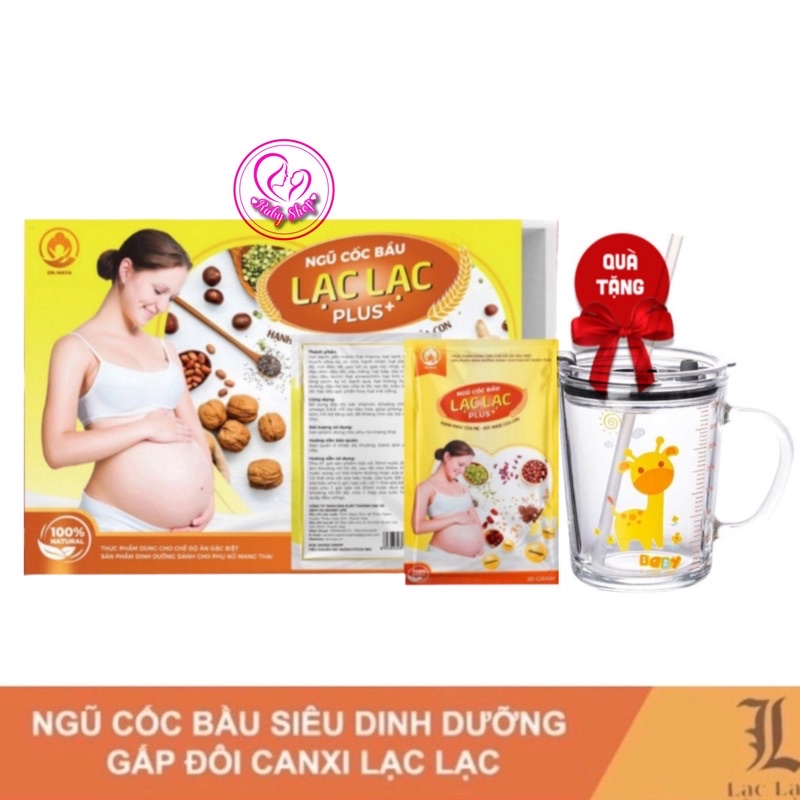 Ngũ cốc bầu cao cấp siêu dinh dưỡng Lạc Lạc + quà