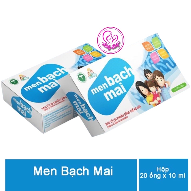 Men bạch mai bé hết đi ngoài phân sống, táo bón