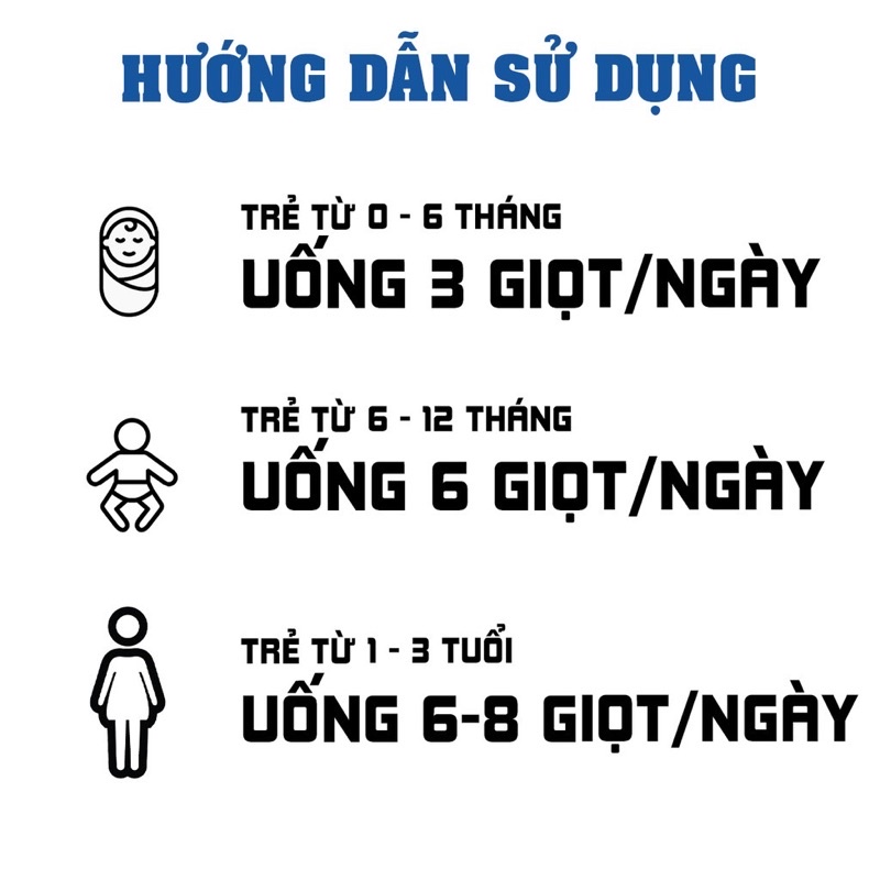 Vitamin K2 D3 Lineabon 10ml tăng chiều cao, xương chắc khỏe + quà tăm bông