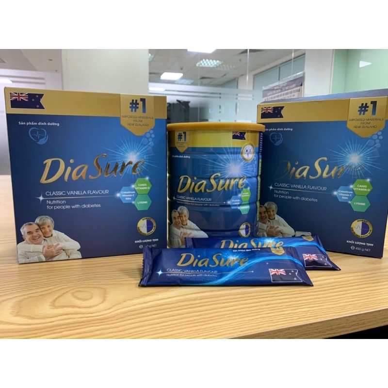 Combo 2 lon sữa Diasure 850g - sữa dành riêng cho người tiểu đường