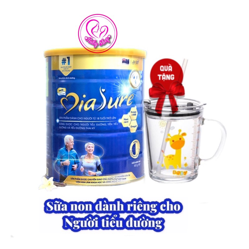 [ Chính hãng] Sữa non Diasure tiểu đường bản mới 850g - Ổn định đường, tốt cho xương khớp