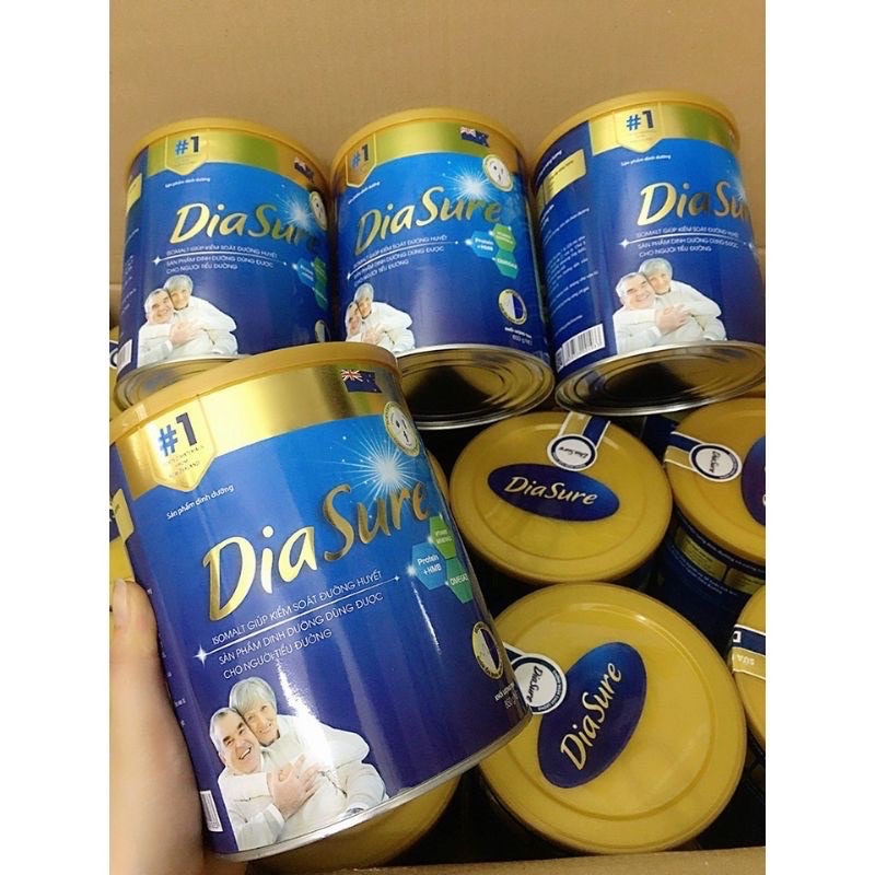 Sữa non tiểu đường Diasure chính hãng date mới + tặng 2 lọ hồng yến cao cấp