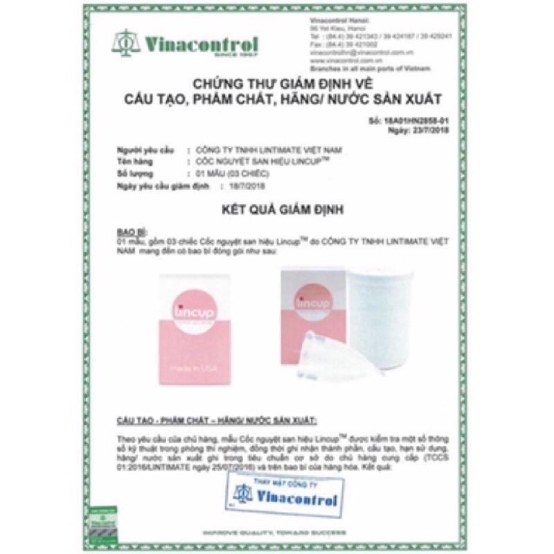 [Chính hãng] Cốc nguyệt san Lincup mẫu mới -giải pháp tốt nhất cho ngày ấy