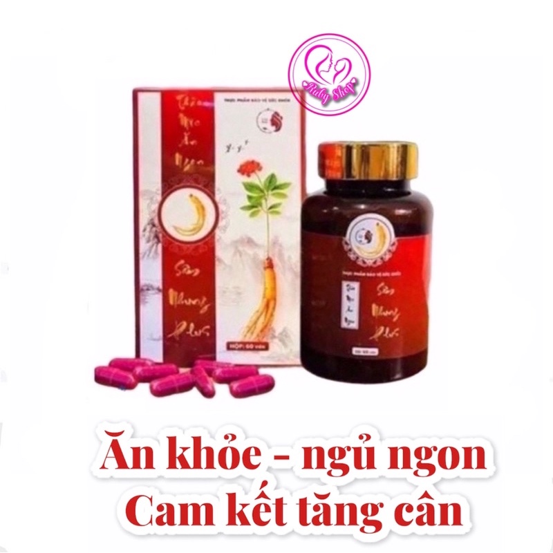 [Cam kết tăng cân ] Sâm nhung plus ăn khỏe ngủ ngon, tăng cân an toàn hiệu quả