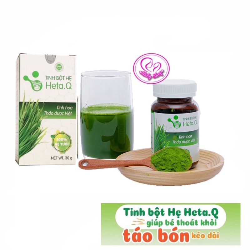 [100% hết táo bón] Tinh bột hẹ Heta.Q bé hết bón, ăn ngon, tiêu hoá tốt