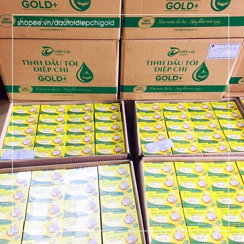 Combo 5 hộp dầu tỏi Diệp Chi Gold siêu tiết kiệm