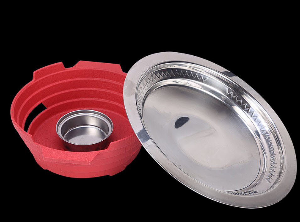 Bộ chảo kèm bếp cồn inox 304 dùng các món lẩu khô 18-30cm OEM YL1118