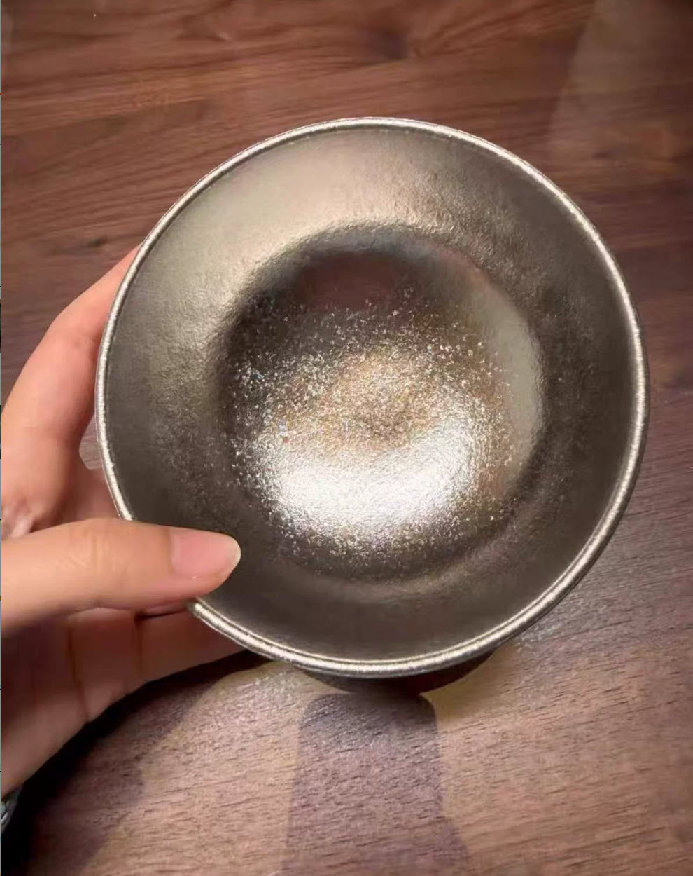 Chén titan nguyên chất, bát ăn bằng titan, bát chống bỏng hai lớp dày dặn kiểu Hàn Quốc TIBA14.