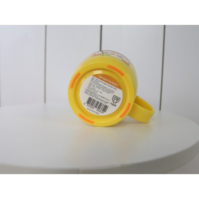 Cốc uống nước Inox 2 lớp giữ nhiệt Hàn Quốc Edison 6629 quai 1 bên, đế chống trơn trượt - Đồ dùng ăn dặm