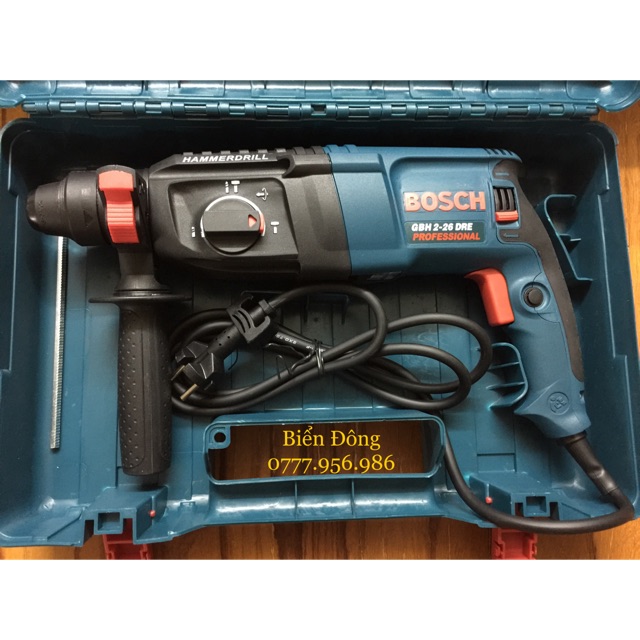 Máy khoan BOSCH 2-26 DRE hộp lớn khoan bê tông, sắt, tường, gỗ, tôn, mạnh và lực Tặng mũi gài 50k 