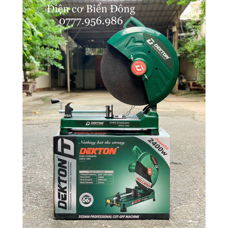 Máy cắt bàn chính hãng DEKTON DK355 Nhật Bản đĩa cắt 355mm 2400W