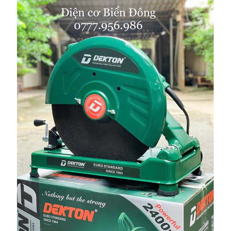Máy cắt bàn chính hãng DEKTON DK355 Nhật Bản đĩa cắt 355mm 2400W