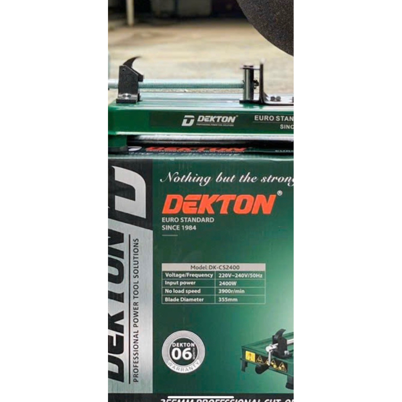 Máy cắt bàn chính hãng DEKTON DK355 Nhật Bản đĩa cắt 355mm 2400W
