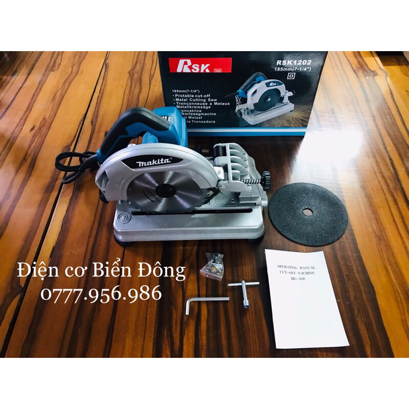 MÁY CẮT SẮT VÀ GỖ TRƯỢT THÂN MAKITA 185MM MINI LW1201 THẾ HỆ MỚI NHẤT NEW 100%