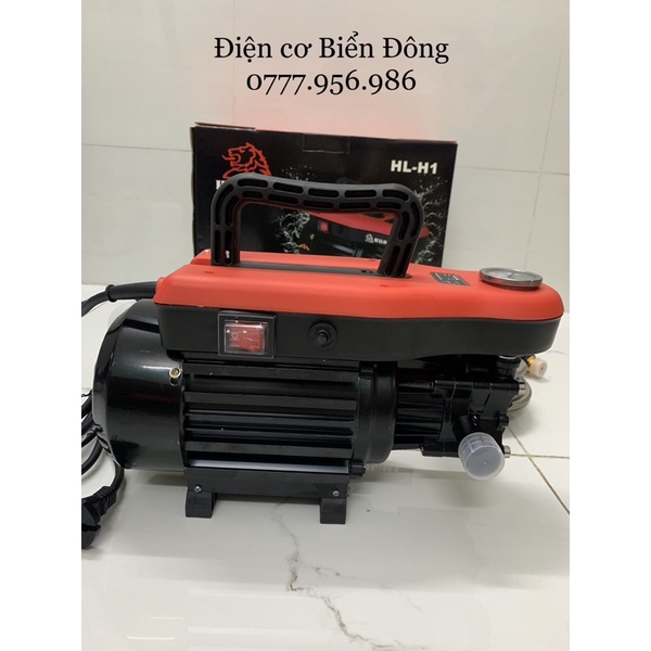MÁY RỬA XE HALOSHI THAILAND xịt rửa mạnh Tặng bình bọt tuyết và cây inox nối dài 