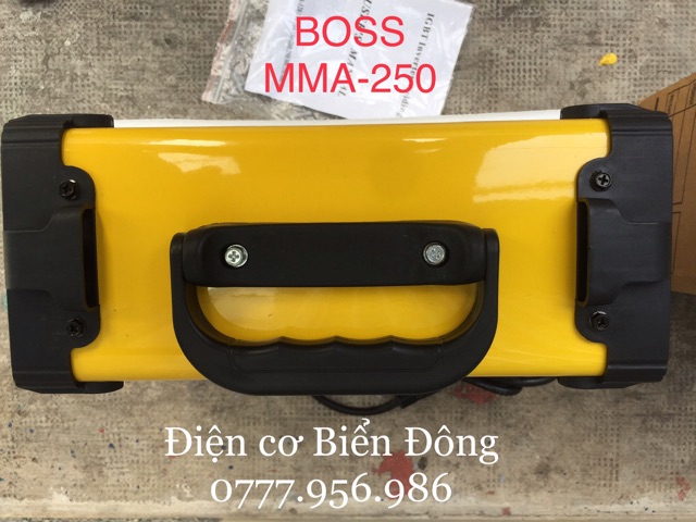 Máy Hàn điện tử TẶNG BÓ 20 que hàn Thế hệ máy Hàn mới BOSS MMA-250 hàn sắt tôn gia đình và công trình