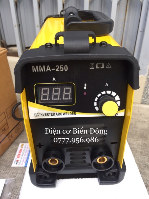 Máy Hàn điện tử TẶNG BÓ 20 que hàn Thế hệ máy Hàn mới BOSS MMA-250 hàn sắt tôn gia đình và công trình